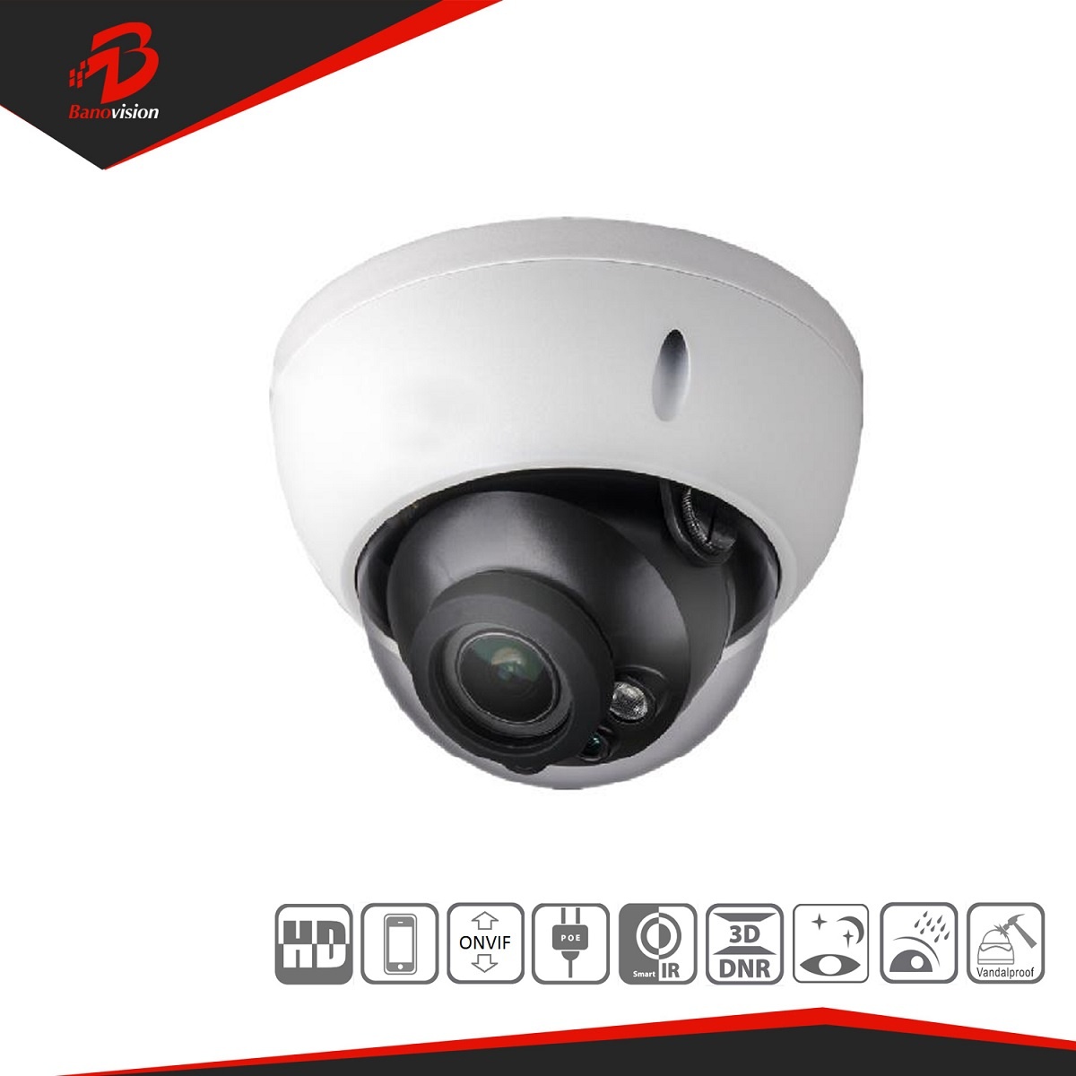 H.265 8MP WDR IR Dome Network Camera