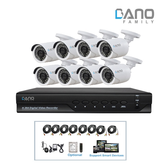 BA-AK2224W-8 AHD DVR Kit