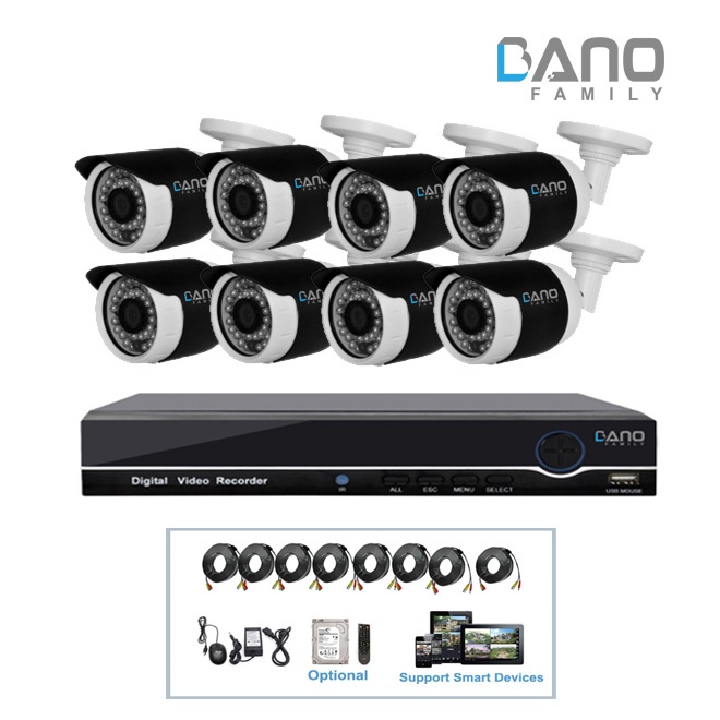 BA-AK4236W-8 AHD DVR Kit